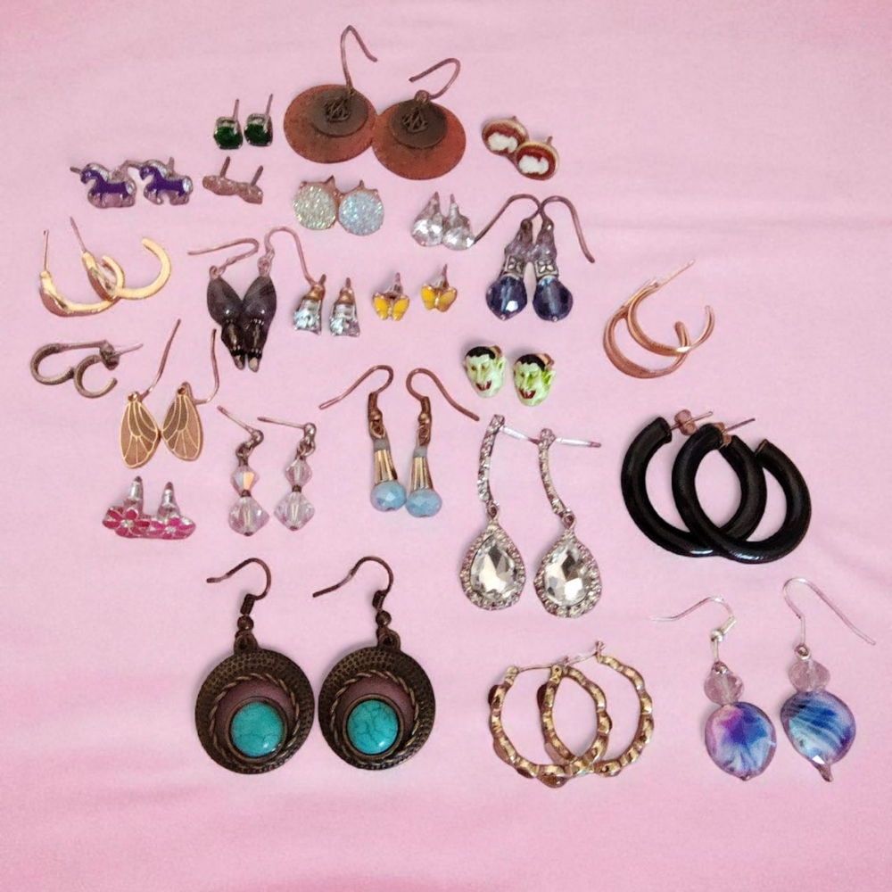 Mixed Post Back Earrings Lot | Variety Styles Bundle #1